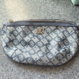 Brand new without tags juicy belt bag in a denim blue color